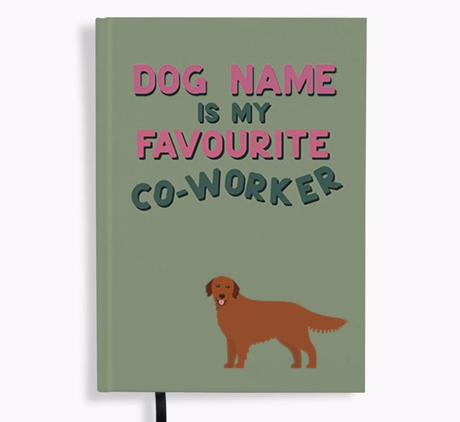 Favourite Co-Worker: Personalised {breedFullName} Notebook